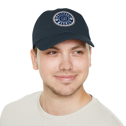 Penn State Football x Adjustable Hat (White Out Weekly Logo Leather Patch)