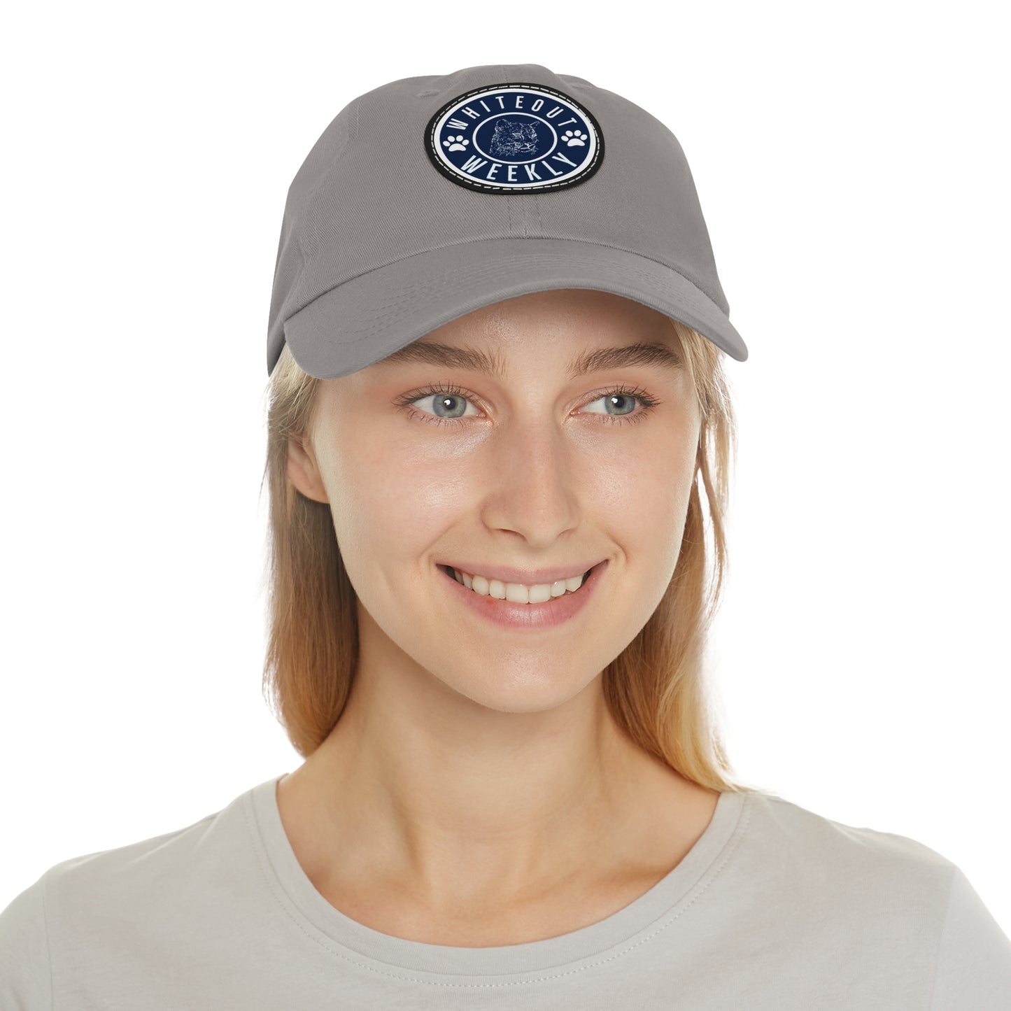 Penn State Football x Adjustable Hat (White Out Weekly Logo Leather Patch)