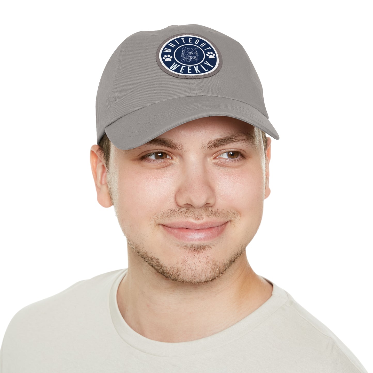 Penn State Football x Adjustable Hat (White Out Weekly Logo Leather Patch)