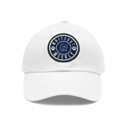 Penn State Football x Adjustable Hat (White Out Weekly Logo Leather Patch)